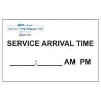 Arrival Time Cards 