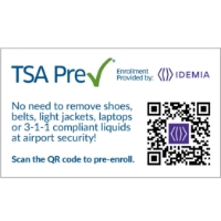 CVS TSA PreCheck Wallet Cards 