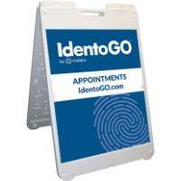 IdentoGO Services A-frame 
