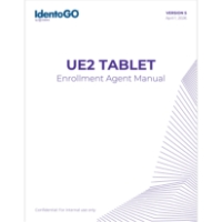 UE2 Tablet Enrollment Center Packet  
