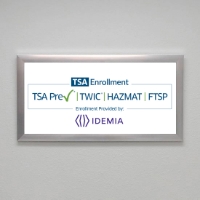 TSA Enrollment Framed Wall Sign  