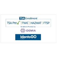 TSA Enrollment/IdentoGO Dual Svc Framed Wall Sign-Replacement Print   